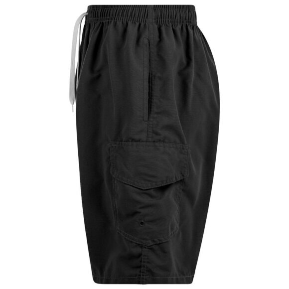 Men Swimming Trunks 3 Pockets Swim Cargo Shorts Suit Beach Surf Board, NWT - Picture 4 of 4